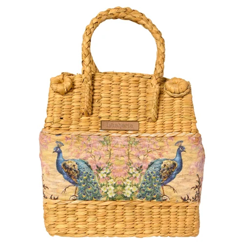 Stylish Handmade Kauna Grass Picnic Basket