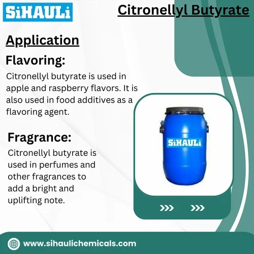 Citronellyl butyrate, Butanoic acid, 3,7-dimethyl-6-octen-1-yl ester