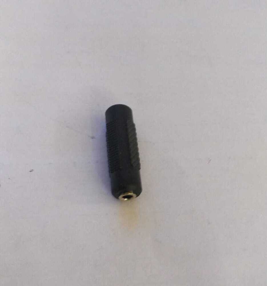 Stereo Jointer Plastic - 3.5mm Jack Size, Black Color | Electrical Isolation, Noise Reduction, Compatible With Various Audio Standards