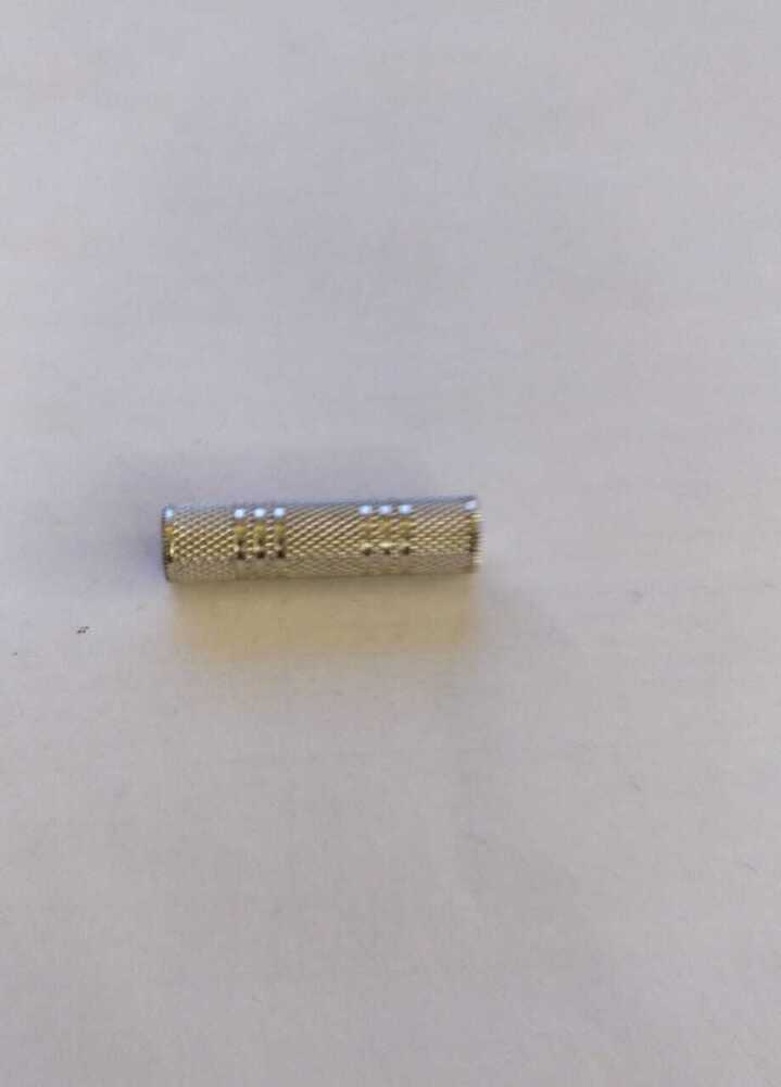 Mic Jointer Metal - 1/4" Female To Female Coupler, Perfect For Sound Box, Keyboard, Guitar, Microphone, Amplifier, Easy Plug And Play