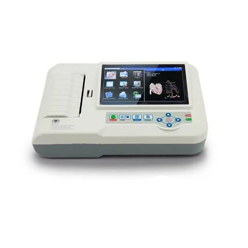 Hospital Digital Ecg Machine - Color: White