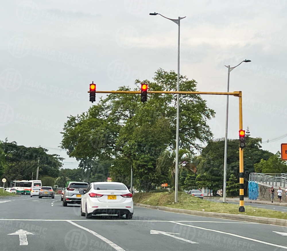 Traffic Light Octagonal Signal Pole - Color: Grey