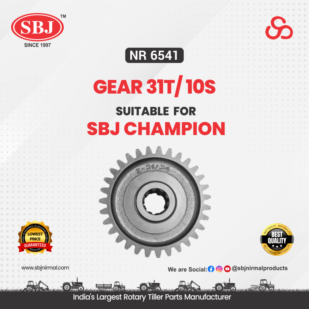 GEAR 31T/10S SBJ CHAMPION के लिए उपयुक्त