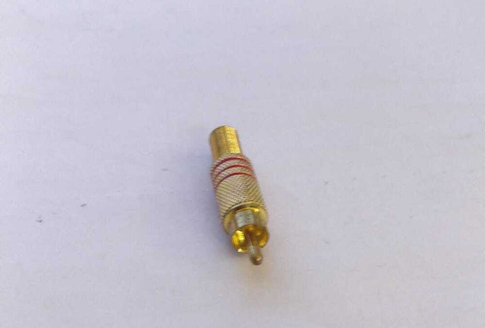 RCA PIN GOLDEN, Metal