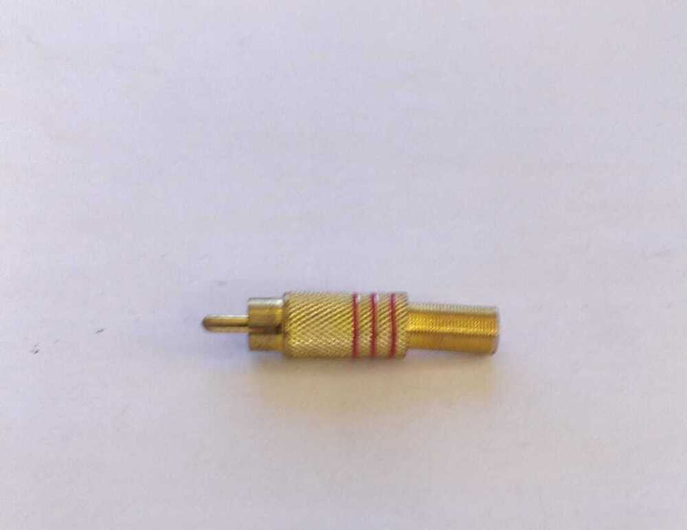 RCA PIN GOLDEN, Metal