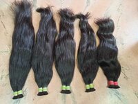 Cuticle Aligned Temple Remy Natural Black and Brown Raw Hair Bundle Human Hair Extension for Wigs and Wefts