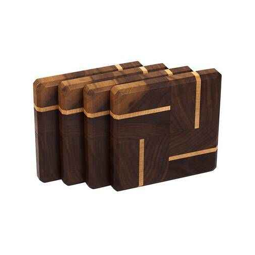 Eco-Friendly Walnut Coasters