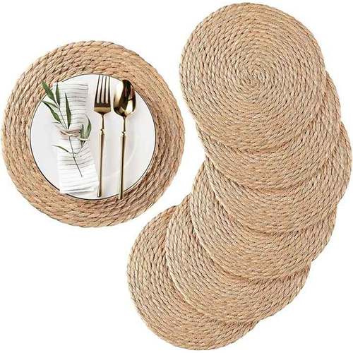 Handwoven Harmony Placemats Eco Chic Braided Mats