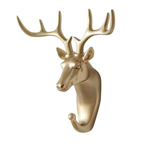 Modern Furniture Black Metal Coat Rack for Cloths and Hats Wall Hook