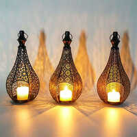 Antique Look Modern Turkish 2 Lantern - Light Source: Energy Saving