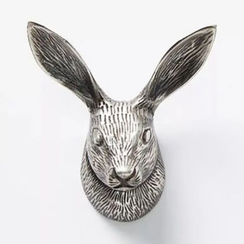 Rabit Silver Modern Metal Wall Hanger