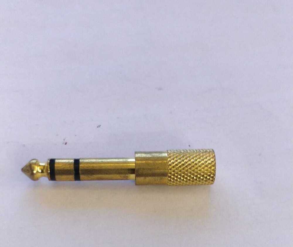 6.35MM TO 3.5 MM JACK GOLDEN