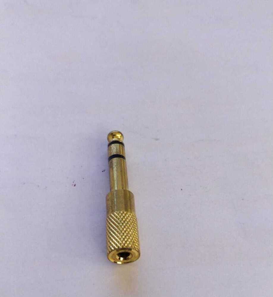6.35MM TO 3.5 MM JACK GOLDEN