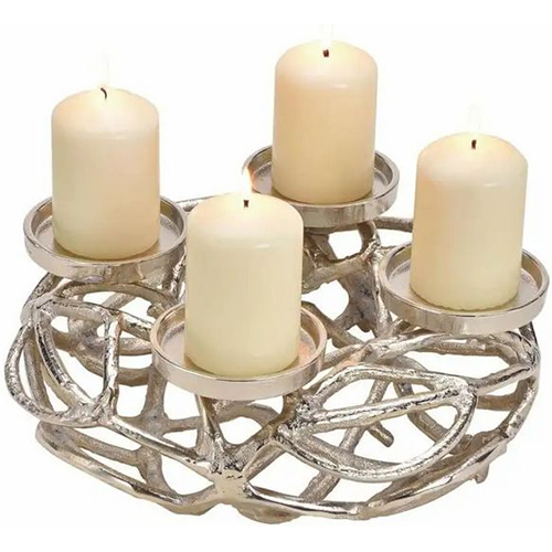 Small Golden Tea Light Candle Holder