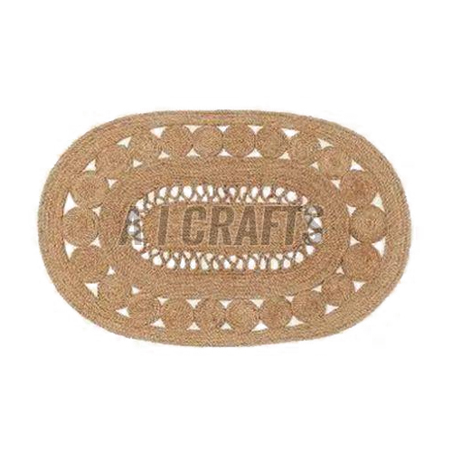 Handmade Woven Jute Rug Mat