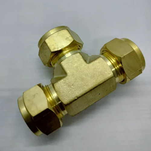 Brass Compressor Tee
