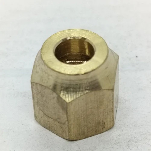10Mm Brass Forged Flare Hex Nut - Color: Golden