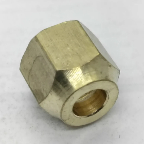 10mm Brass Forged Flare Hex Nut
