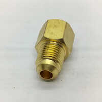 5-16 x 5-16 Inch Brass Flare Threaded Adapter