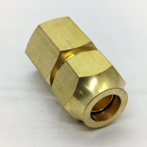 Industrial Brass Female Adapter - Color: Golden