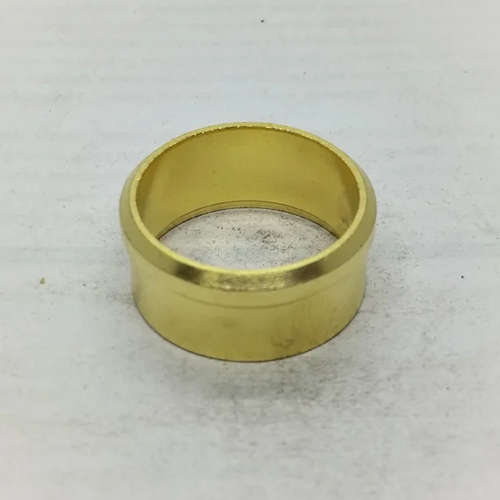 Brass Ferrule Pipe Fitting - Color: Golden