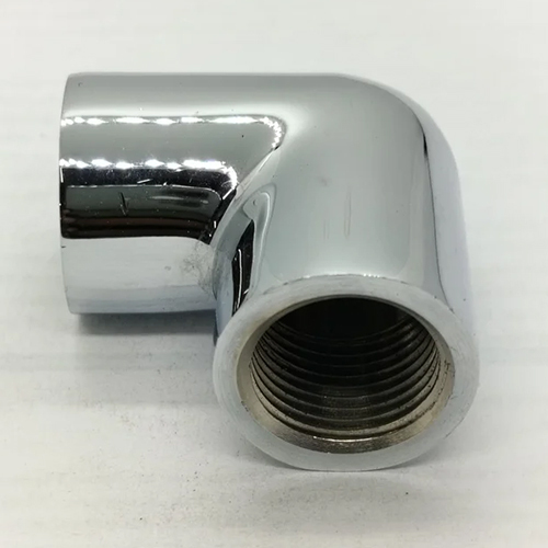 3-8 Inch Brass Female Elbow - Color: Silver