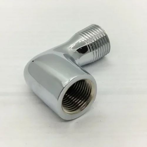 3-8 Inch Brass Female Elbow - Color: Silver