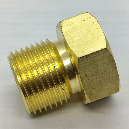 Oxygen Cylinder Brass Nut - Color: Silver