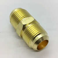 0.75 Inch Brass Hex Union - Color: Golden