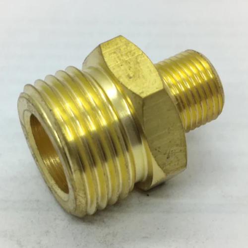 Brass Gas Reducing Pipe Union - Color: Golden
