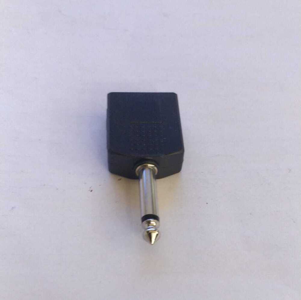 6.35 MM PLUG TO 2 6.35 MM JACK