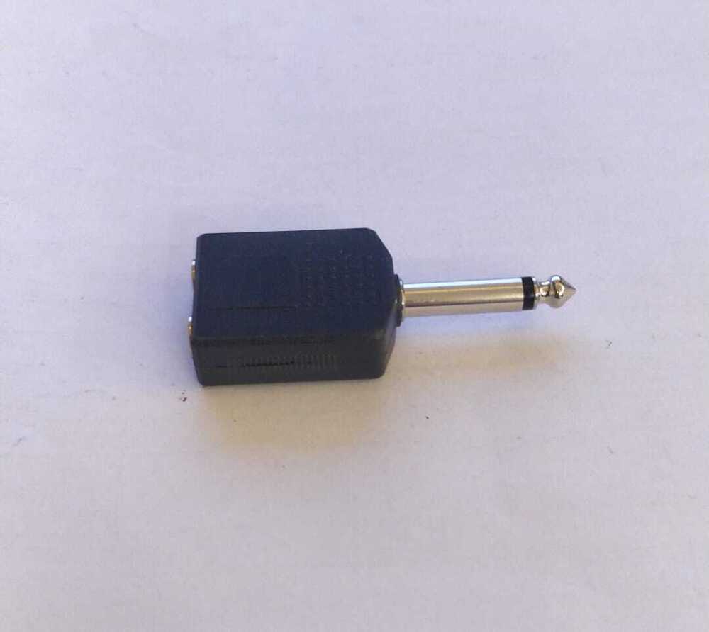 6.35 MM PLUG TO 2 6.35 MM JACK