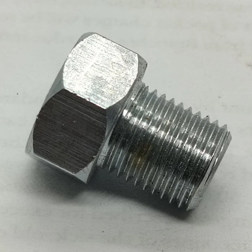 Oxygen Cylinder Stainless Steel Nut - Color: Silver