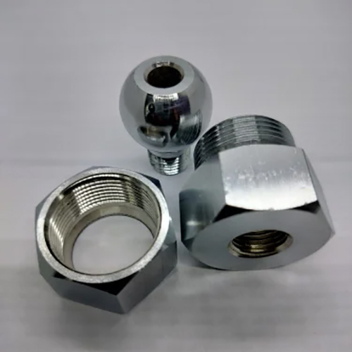 Polished Stainless Steel Nut And Bolt - Color: Silver