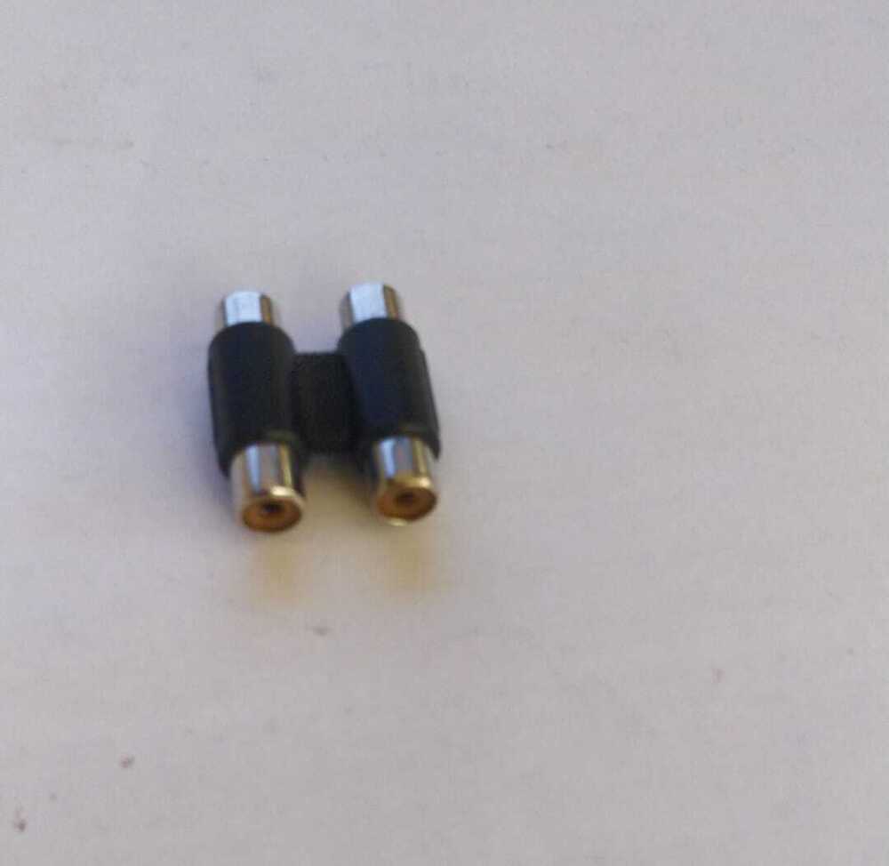 3 Rca Jointer - Female Plastic Connector, As Per Demand Current Rating | Prevents Ground Loops, Electrical Isolation, Noise Reduction