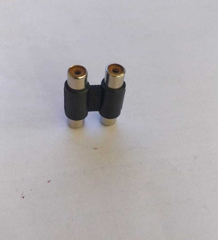 3 Rca Jointer - Female Plastic Connector, As Per Demand Current Rating | Prevents Ground Loops, Electrical Isolation, Noise Reduction