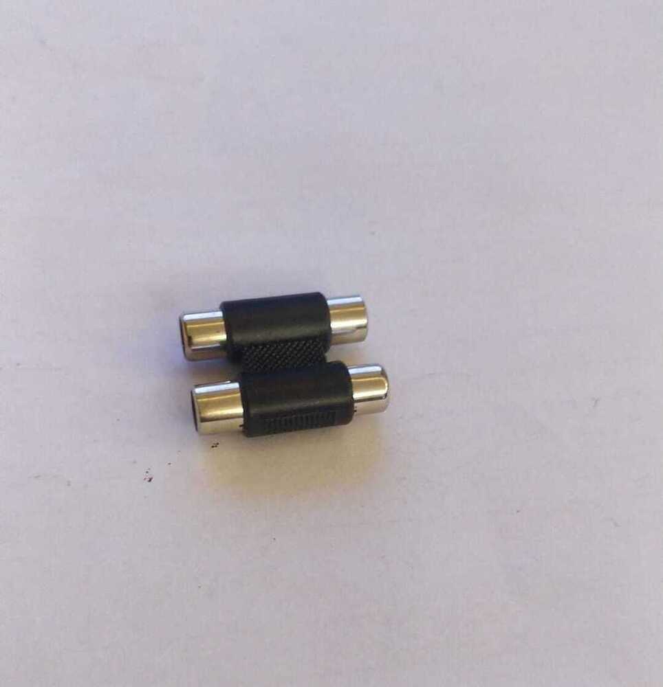 3 Rca Jointer - Female Plastic Connector, As Per Demand Current Rating | Prevents Ground Loops, Electrical Isolation, Noise Reduction