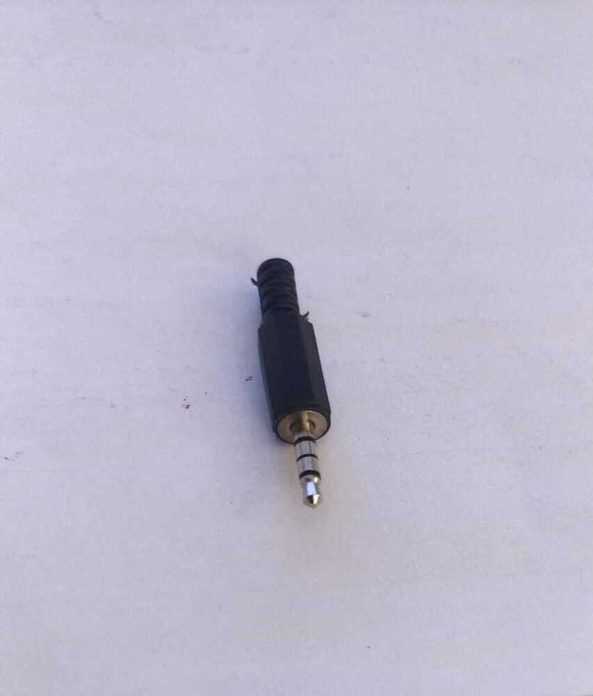 3.5 Mm Stereo Pin 4 Cut Plastic Cap - Male, Single Pin, Black | Prevents Ground Loops, Isolates Components, Ensures Signal Integrity