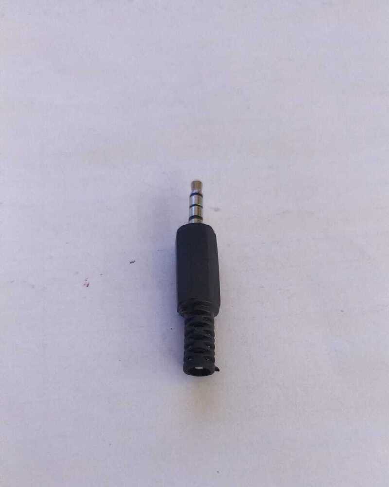 3.5 Mm Stereo Pin 4 Cut Plastic Cap - Male, Single Pin, Black | Prevents Ground Loops, Isolates Components, Ensures Signal Integrity