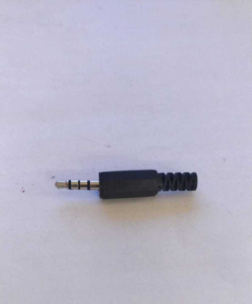 3.5 Mm Stereo Pin 4 Cut Plastic Cap - Male, Single Pin, Black | Prevents Ground Loops, Isolates Components, Ensures Signal Integrity