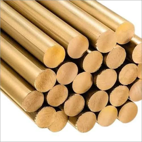 Phosphor Bronze Rods - >4 Inch Diameter, Polished Golden Finish , Round Single Piece 6 Meters Long For Springs, Fasteners, And Bolts