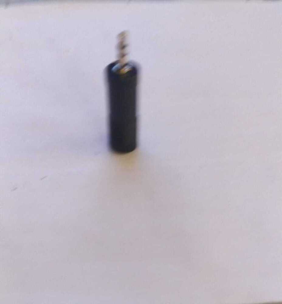 3.5 Mm Stereo To Plug To 6.35 Mm Jack - Pvc & Nickle, 6.35mm Diameter, Versatile Audio Adapter For Headphones, Guitars, Pcs & Recording Equipment