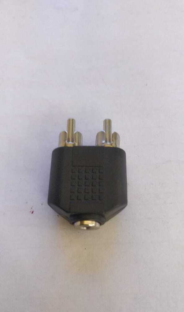 3.5mm Audio Stereo Jack Female To 2 RCA Male