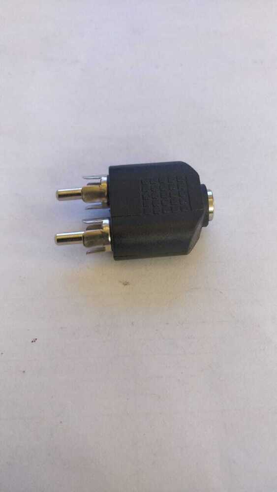 3.5mm Audio Stereo Jack Female To 2 RCA Male
