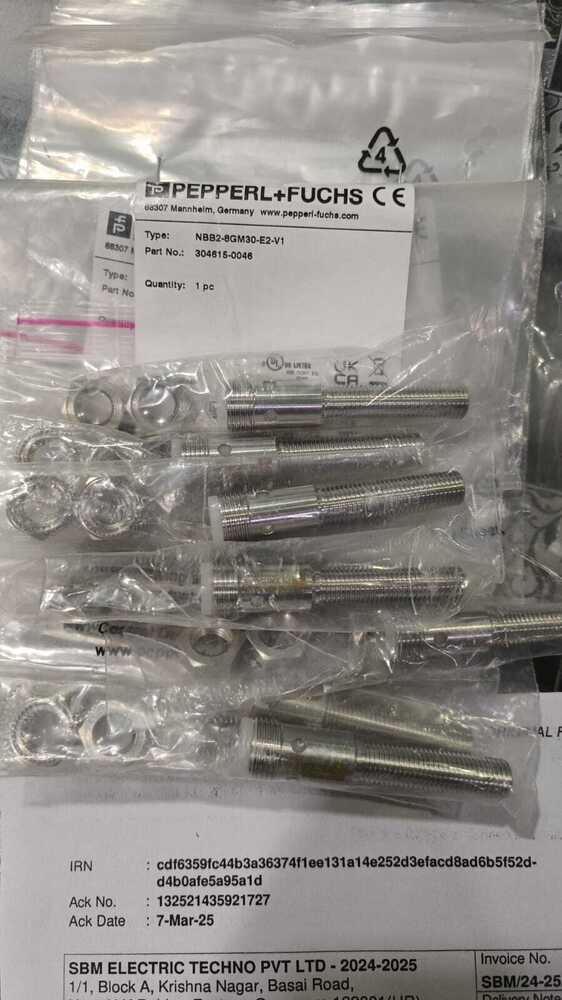 PEPPERL FUCHS PROXIMITY SENSOR, NBB2-8GM30-E2-V1,NBB2-8GM30-E0