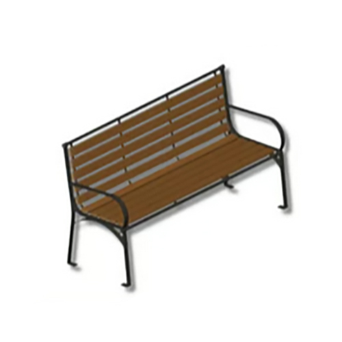 Mwb1 Ms Flat Garden Outdoor Bench - Color: As Per Requirement