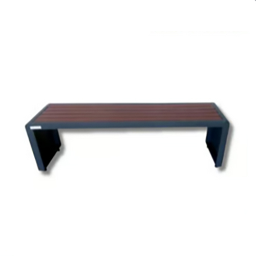Wooden Outdoor Bench Without Backrest - Application: Garden