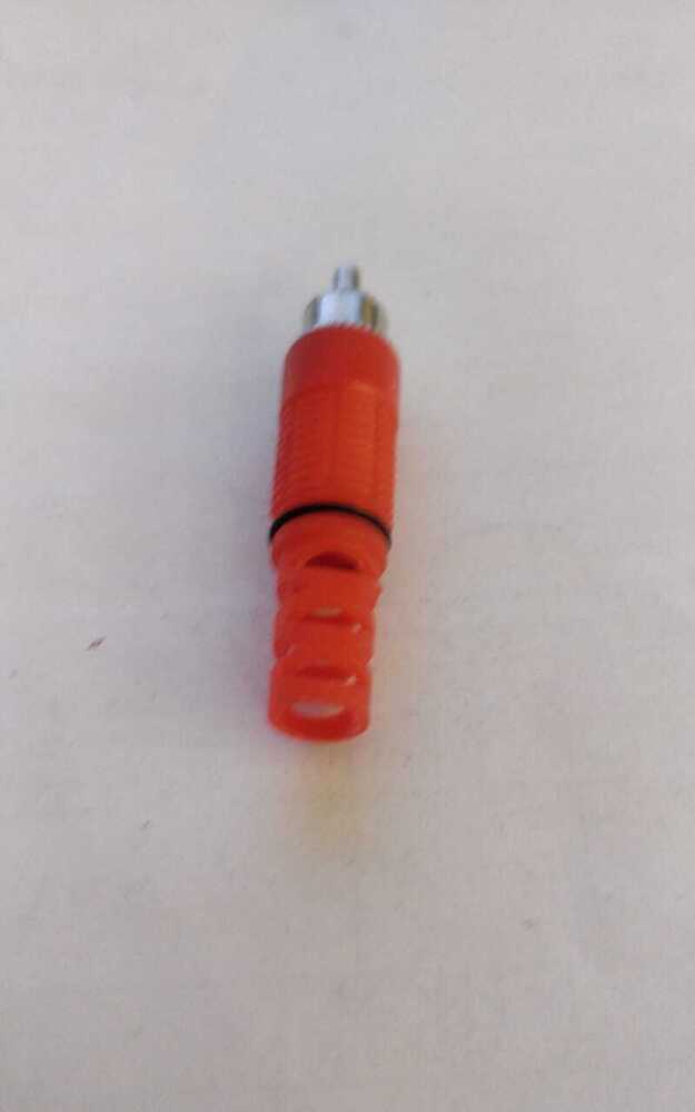 Plastic Rca Pin - Metal & Plastic Construction, Red & Black Design | Industrial Application, No Handles