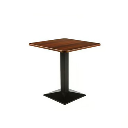 Single Pillar Square Table - Color: Different Available