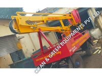 10 Mtr Working Height Sky Lift Mounted on four Wheel Trailer Chassis